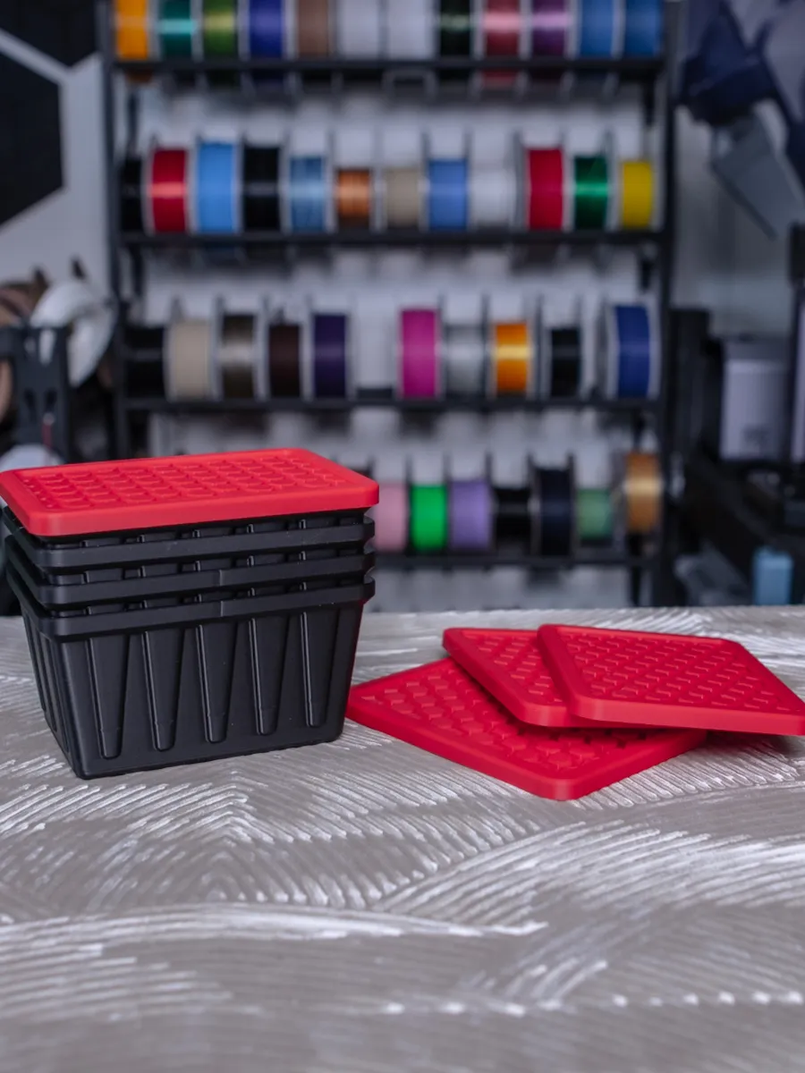 Nesting Stackable Teeny Totes view 2