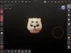 Angry Panda Keychain Pendant