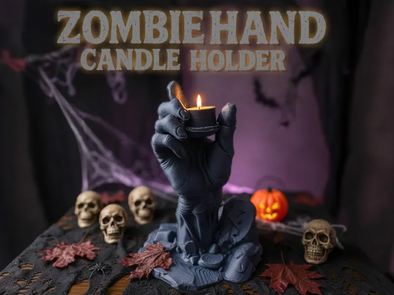 Zombie Hand Candle Holder – Horror That Lights Up!