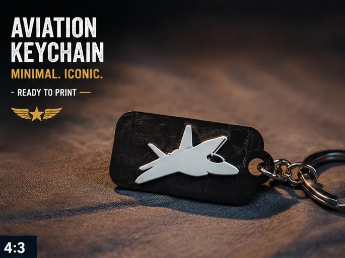 Fighter Jet Keychain – Military Portachiavi Aereo