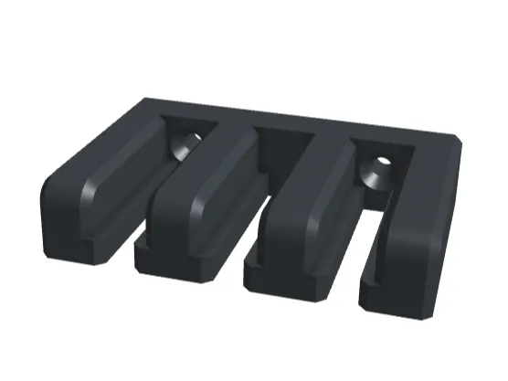 Wall Mounted 3-Belt Hanger