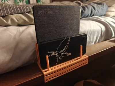 Holder for ebook/phone/tablet/watch for ikea bed