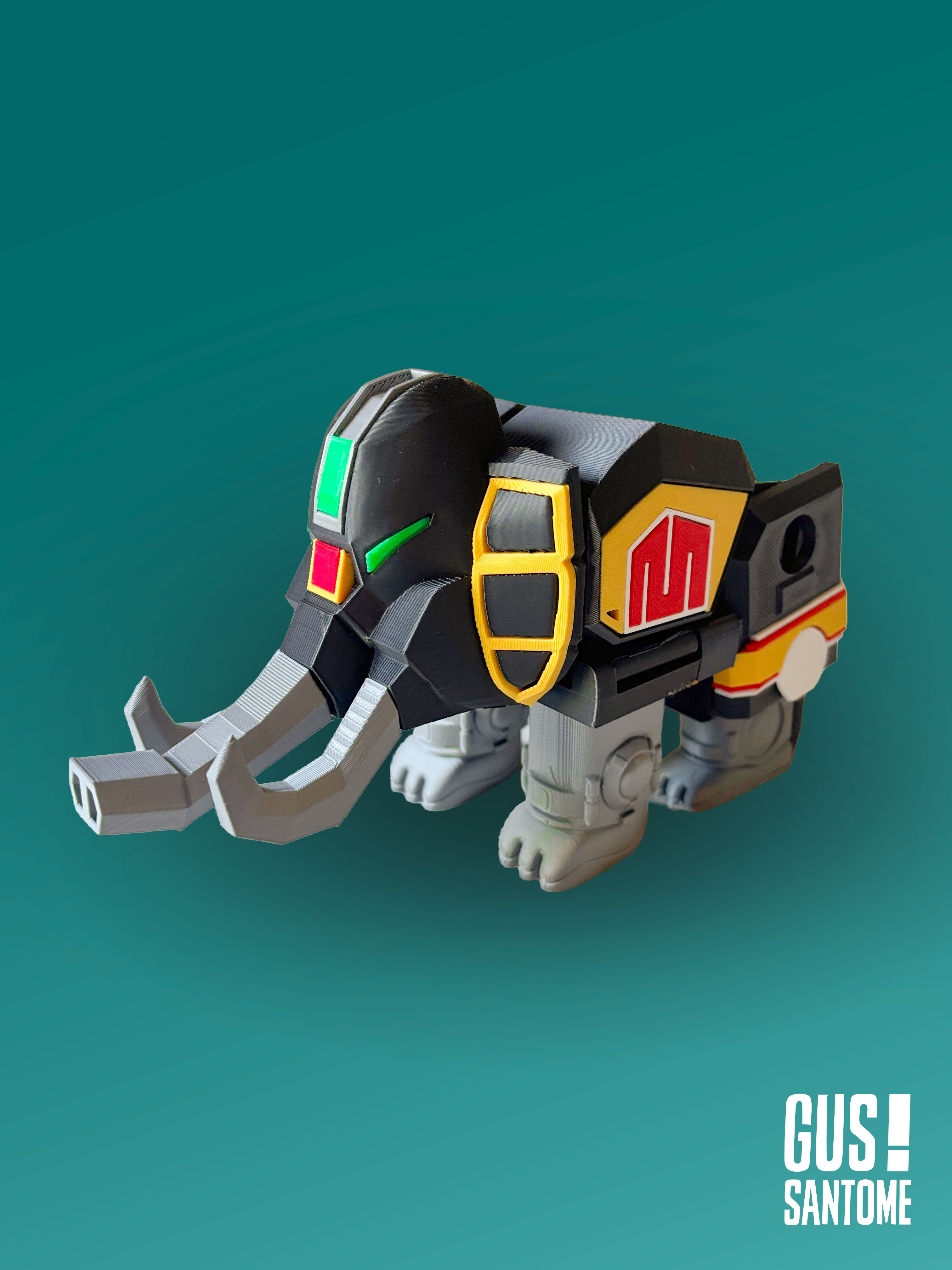 Mammoth Zord - Megazord dos Power Rangers .V2 - Modelo gratuito