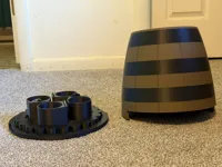 Scaled for P1S, Brown barrel top