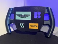 Cache déco style volant de course pour Realme GT8 — photo 4