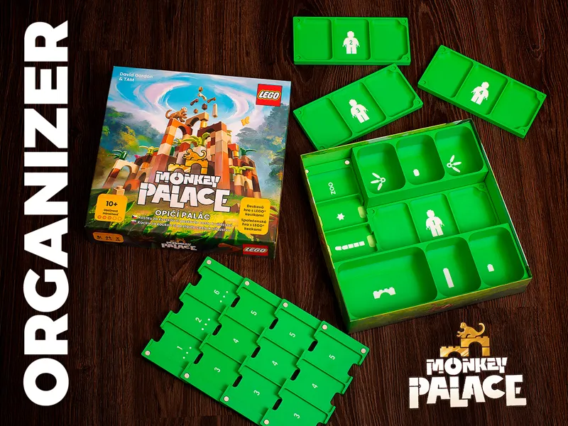 Organizer for the desktop game Monkey Palace