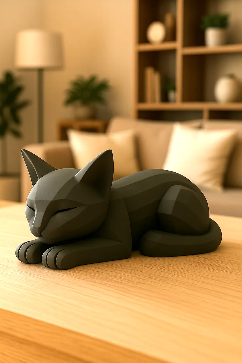 Low poly kitten (AI)
