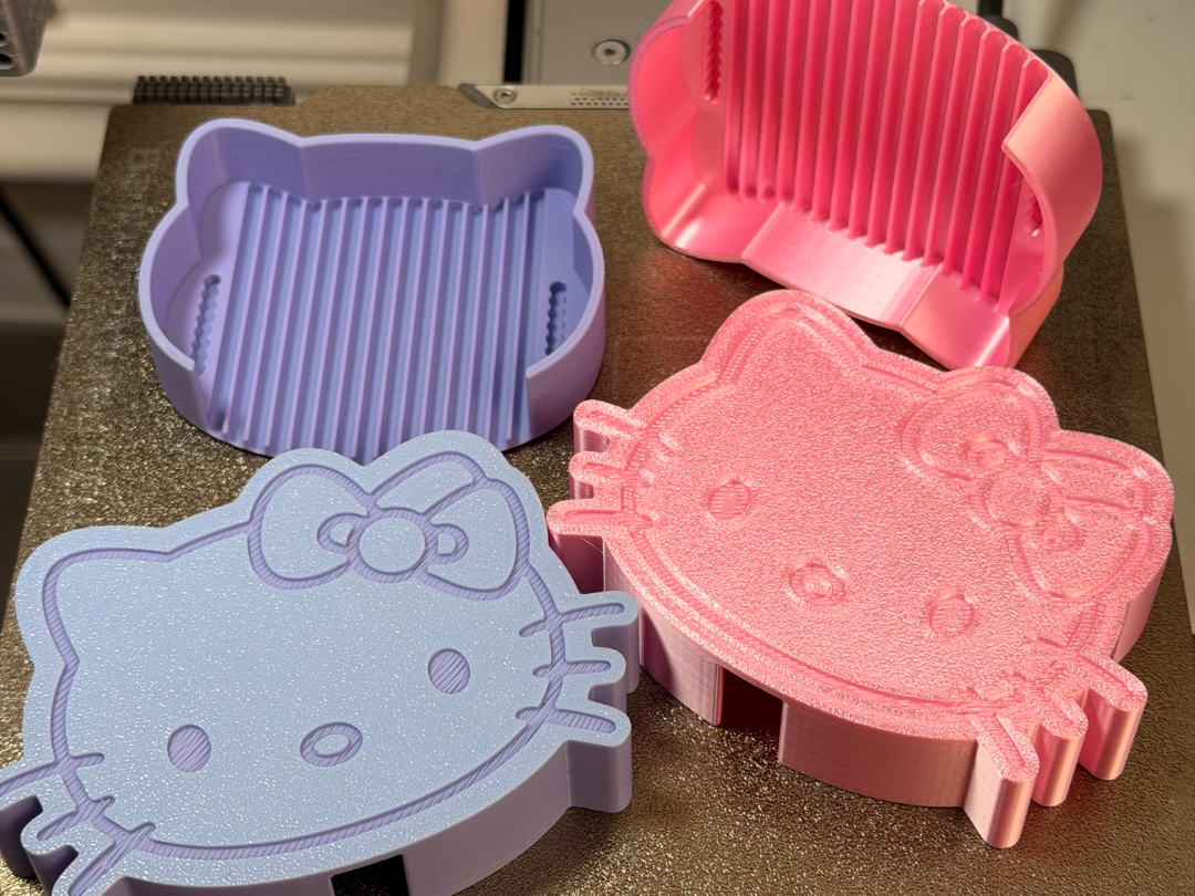 Miniatura 1 do modelo 3D 拼豆铲/盒—Kitty