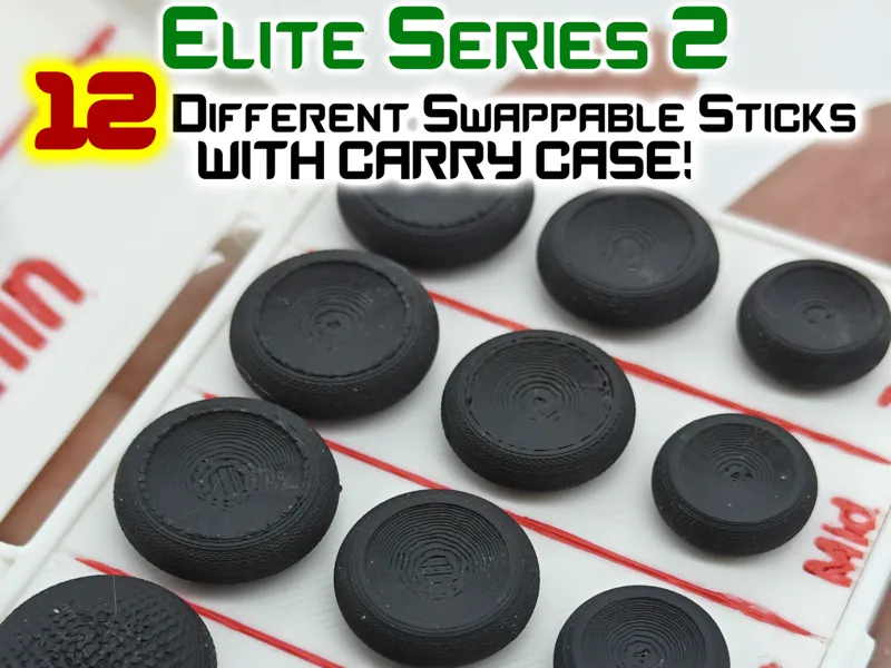 Elite Series 2 - 12 Swappable Sticks with Case