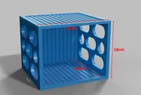 PLA, 0.22mm layer, 3 walls, 8% infill