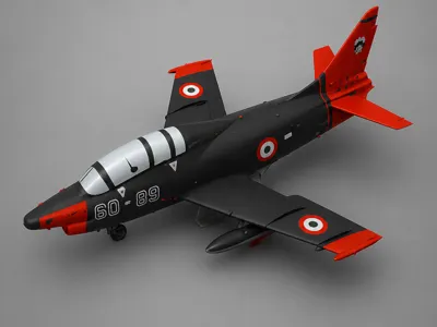 FIAT G.91T 1:48 Scale — 3D Aircraft Model