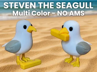 Steven the Seagull with a Chip