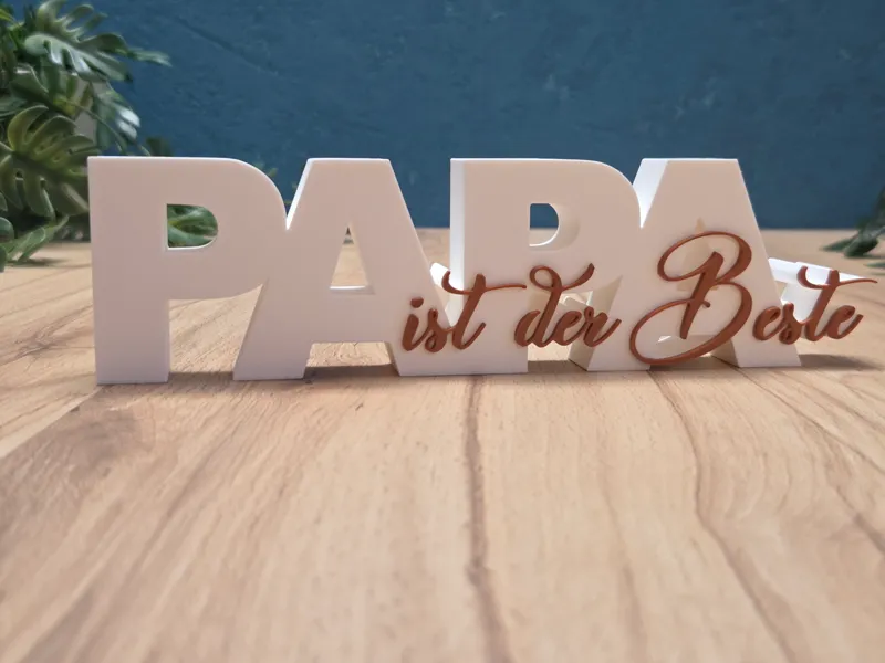 Papa ist der Beste