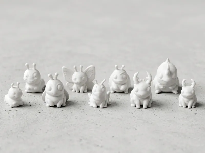 Cute Insect Chibi Figurines –Pocket Bug Collection