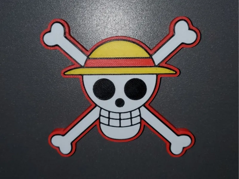 Straw Hat Pirate Jolly Roger Magnet