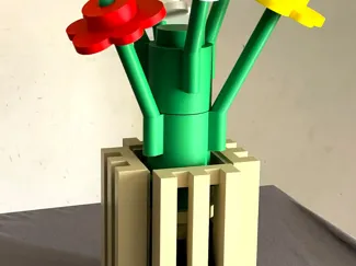 Vaso di Fiori in stile mattoncini Giganti