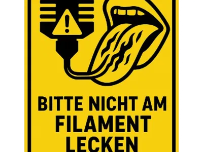 3D Print Warning Sign
