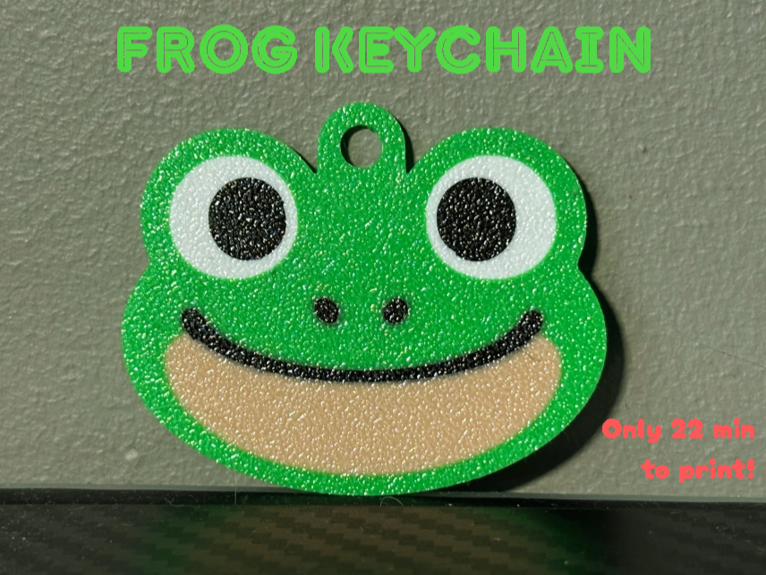 Frog keychain - 22 minutes with AMS