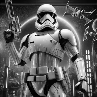 Stormtrooper ArtWork Hueforge