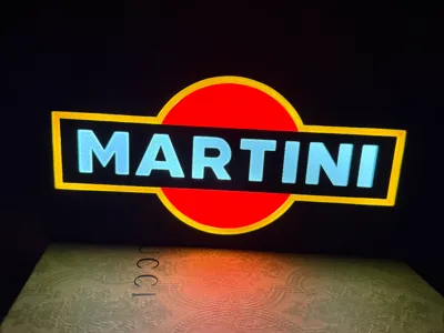 Martini Lightbox Deco Model