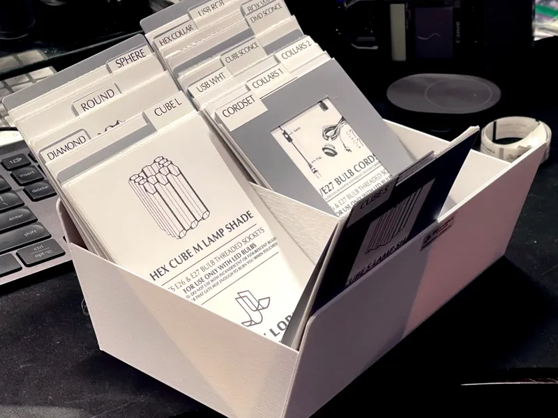 2X Wide 4x6 Shipping Label Sorter Tray + Dividers