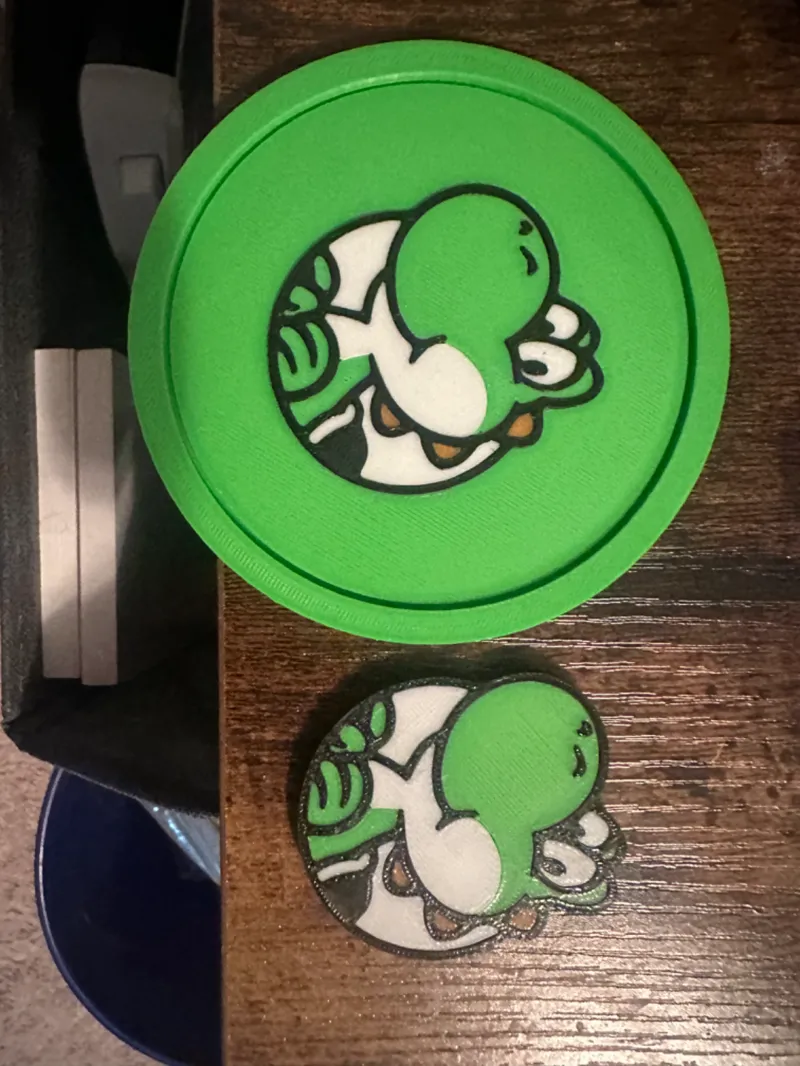 Yoshi Coaster and Magnet