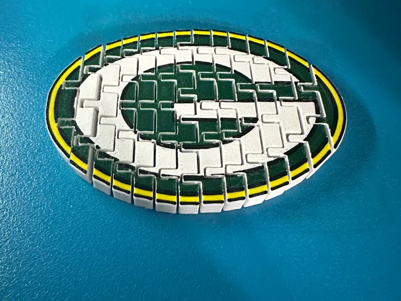 Green Bay Packers Logo Flexi