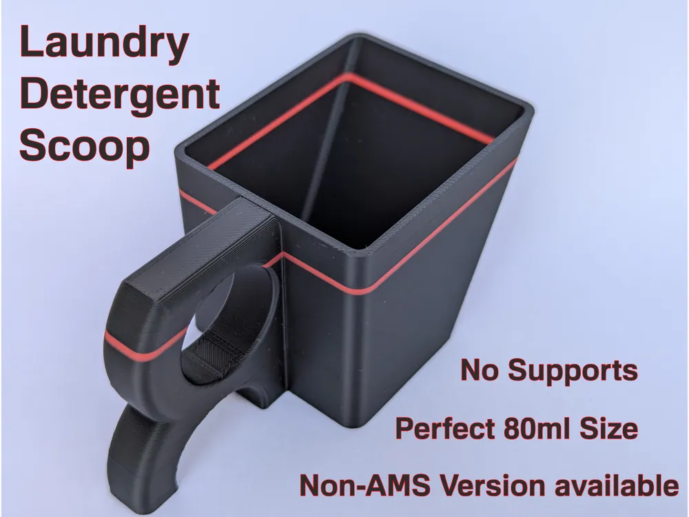 Laundry Detergent Scoop / Cup 80ml Remixed by rockyx MakerWorld ...