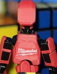 Milwaukee Chest Logo emblem only - 0.2mm nozzle