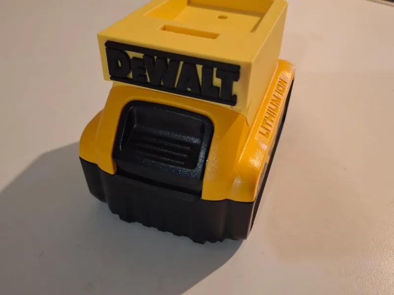 Dewalt battery holder with logo 