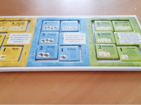 Plateau de rangement pour Catan — Villes et Chevaliers