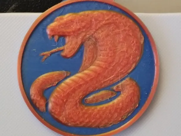 snake relief keychain