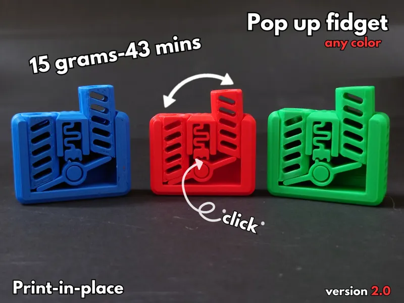 Pop Switch Fidget Toy V2