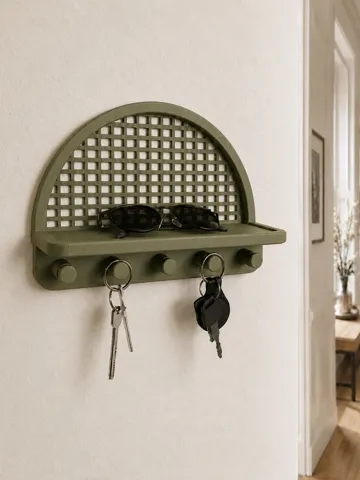 Organizador: Arched Grid Entryway Organizer & Key Holder — vista de referencia 2