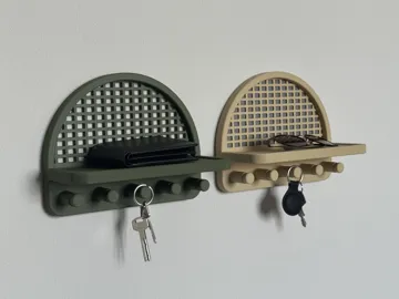 Organizador: Arched Grid Entryway Organizer & Key Holder — vista de referencia 4