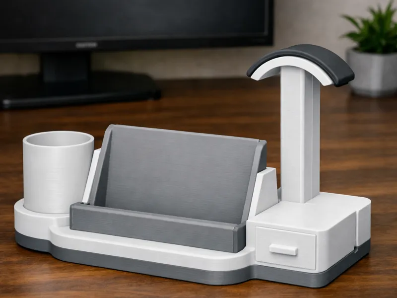 Ipad, Headphone and pencil holder