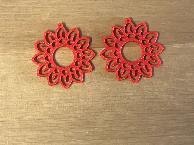 flower earrings