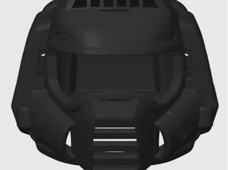 Classic Doom Guy helmet. (WEARABLE)