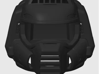 Classic Doom Guy helmet. (WEARABLE)