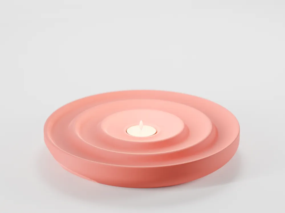 Accesorio de iluminación decorativa: Ripple Tealight Bowl.. Referencia del modelo original.