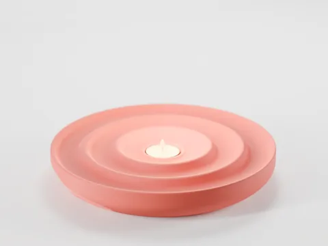 Accesorio de iluminación decorativa: Ripple Tealight Bowl. — referencia de MakerWorld