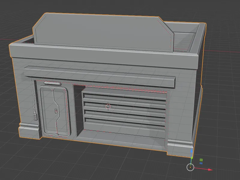 Single Story Sci-Fi Shop building #2