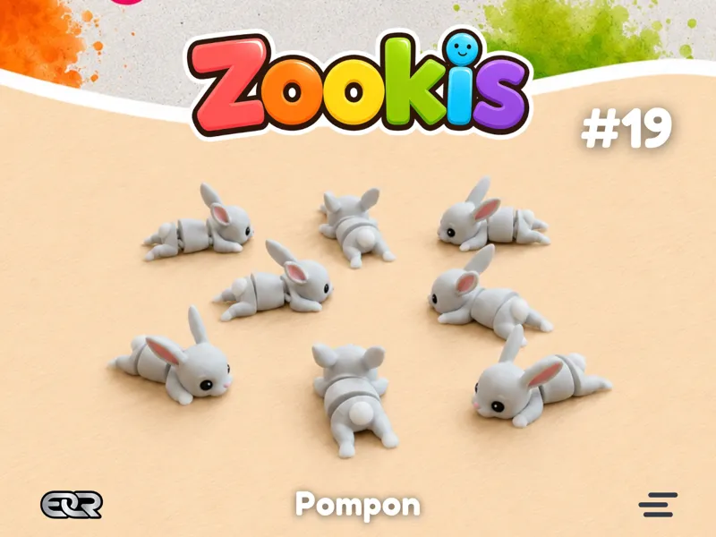 Zookis - Pompon (conejo) #19
