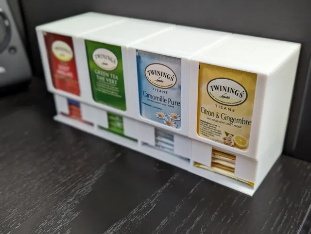 (Parametric) Tea Storage Box Organizer