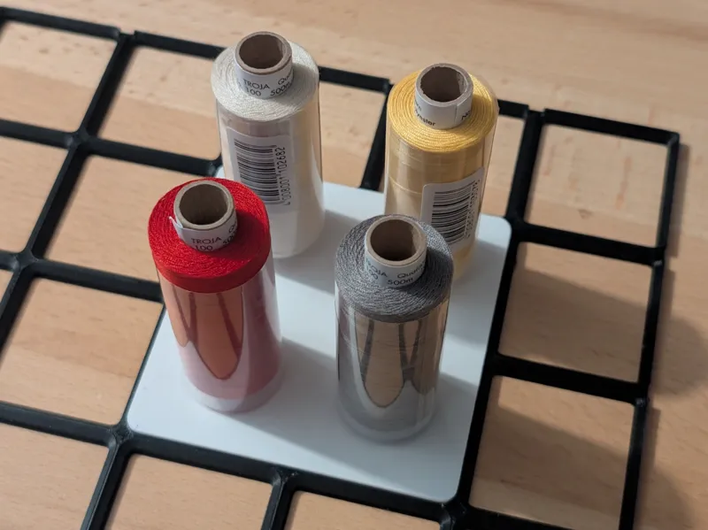 Sewing Reel Holder for Gridfinity 2x2