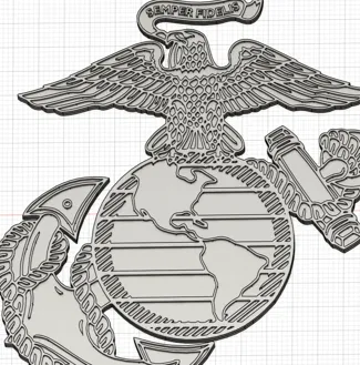 USMC, Marine Corps EGA Plaque