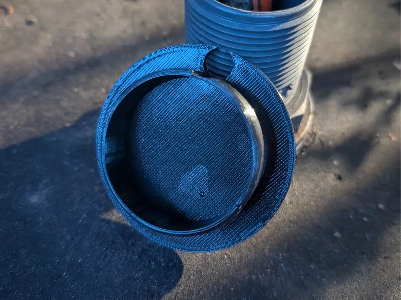 Stopfen 47mm mit Kabeldurchführung, ohne Stützen