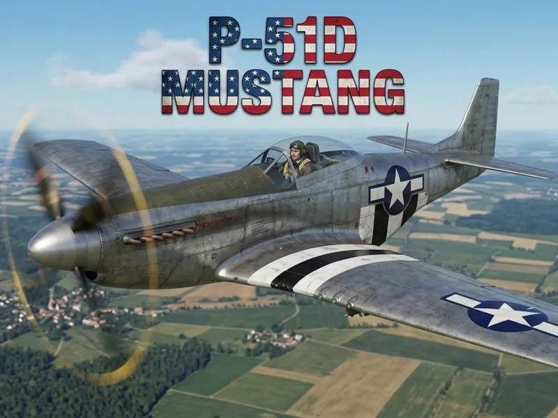 P-51D Mustang – Legendary WWII Fighter Aircraft