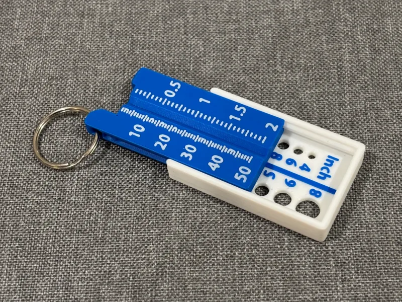 The SnapGauge - Pocket Screw Finder Keychain