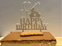 Happy Birthday Cake Topper ( Nurse )